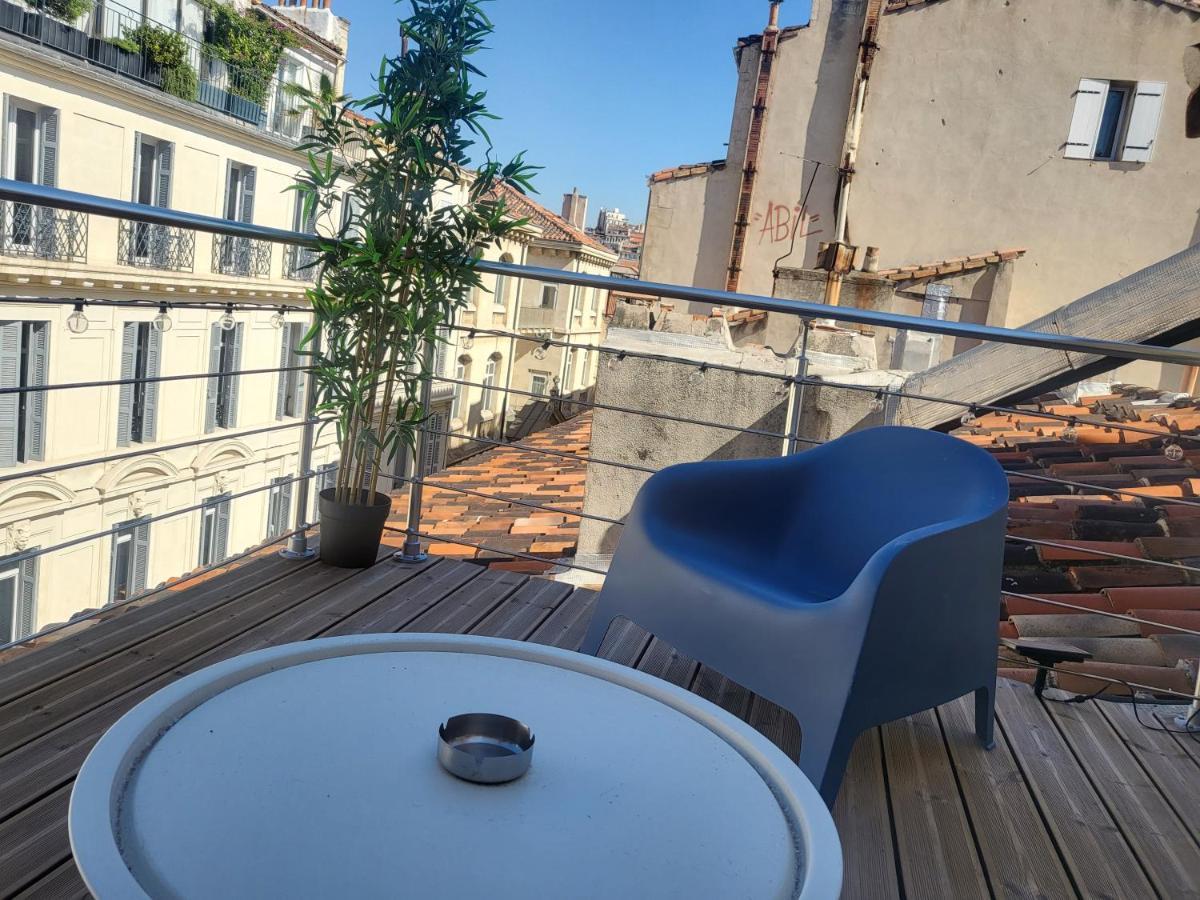 Appartement Avec Son Toit Terrasse, En Plein Coeur De Marsella Exterior foto